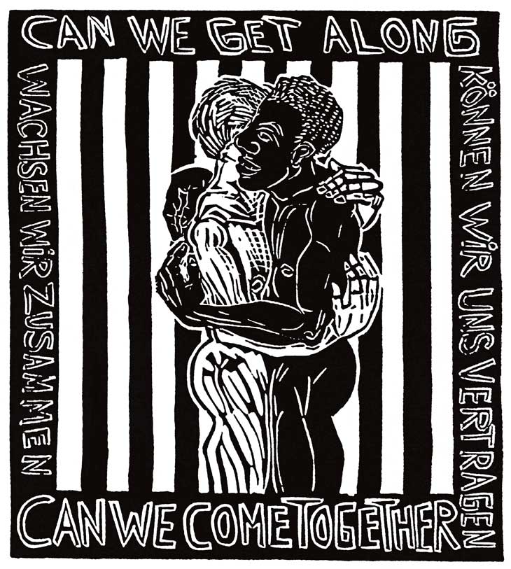 Kunstwerk "Can We Get Along" von Michael Goepferd