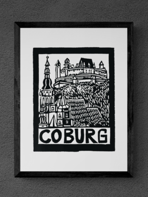 "Coburg" von Michael Goepferd, hochwertiger Kunstdruck