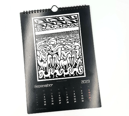 Beispielbild Kunstkalender 2023